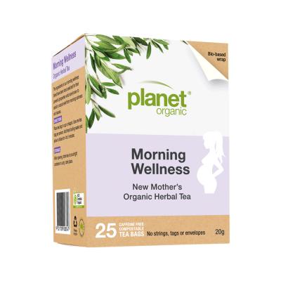 Planet Organic New Mother's Organic Herbal Tea Morning Wellness x 25 Tea Bags